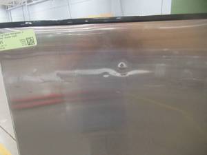 lot 252 image: Danby 10.1 cu. ft. Top Freezer Refrigerator in Stainless Steel, Counter Depth DFF101B1BSLDB