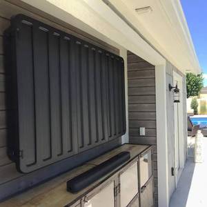 lot 247 image: Storm Shell Outdoor TV Hard Cover Weatherproof Protection 45 in. - 55 in. Television Mounting Bracket Included, SS-55.