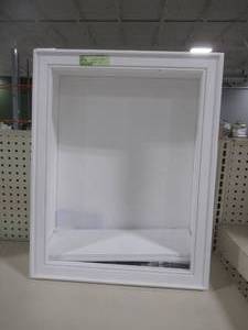 lot 236 image: Gazette 18-12 x 23 12 Wall Shelf in White.