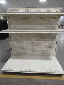 lot 410 image: 1 Retail Single-Sided Gondola Unit End Cap. Each Unit is 48 x 28 x 54 Tall.