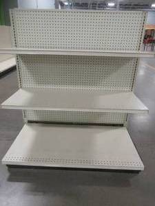 lot 416 image: 1 Retail Single-Sided Gondola Unit End Cap. Each Unit is 48 x 28 x 54 Tall.