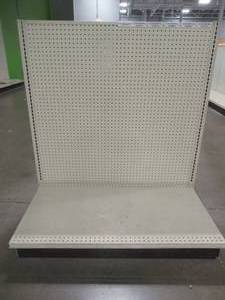 lot 417 image: 1 Retail Single-Sided Gondola Unit End Cap. Each Unit is 48 x 28 x 54 Tall.