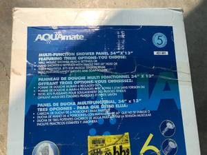 lot 13 image: Aquamate Shower Panel