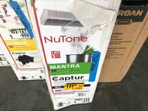 lot 9 image: (5) White Range Hoods - Various Sizes
