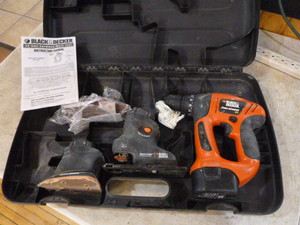 lot 17 image: Black & Decker 12V Cordless Multi-Tool