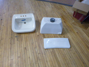 lot 111 image: Gerber Bathroom Sink