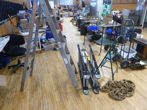 lot 112 image: Ladders and Step Stool