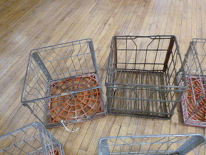 lot 144 image: 5 Egg Crates and Metal Crate