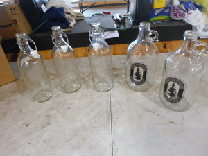 lot 180 image: Home Brew Beer Bottles