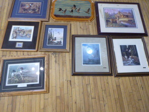 lot 193 image: 9 Framed Prints