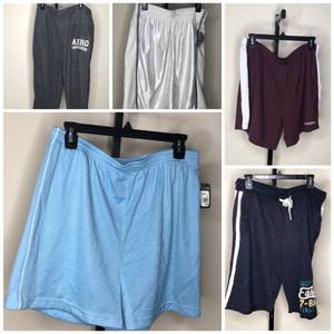 Activewear Bottoms Collection (L,XL) Aeropostal Tek Gear Diadora Roebuck & Co. Prospirit