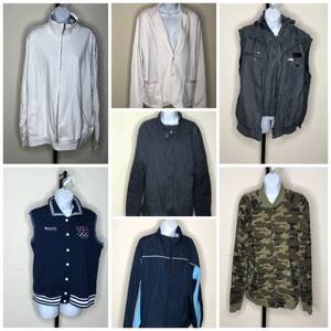 MensWomens Jacket Collection (M,L,XL,XXL) Lands End Abercrombie & Fitch H&M Macys Reebok