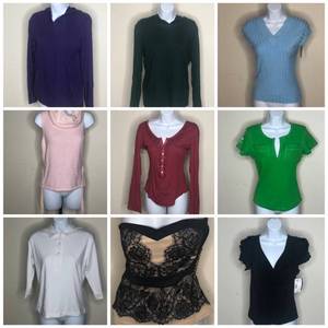 Womens Shirt Collection (XS,S, M, XL) Armani Exchange Pepe Jeans Tehama H&M Kohls (Valued $62)