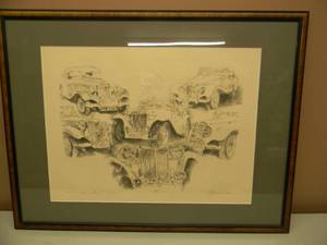 lot 2 image: BEAUTIFUL MG ORIGINAL PIECE 250 GREAT PIECE - (Approx 34x26)