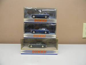 lot 12 image: AWESOME SET OF 3 DINKY COLLECTIBLE MATCHBOX CARS 143 SCALE.