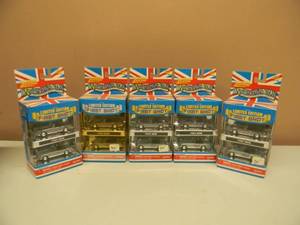 lot 32 image: NICE SET Set of 5 Johny Lightning Limited Edition First Shot British Invasion Cars. ALL SAME 1962 MGB