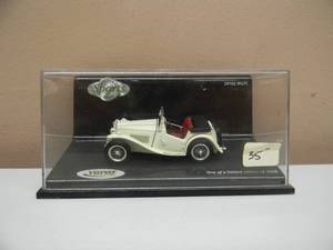 lot 45 image: NICE Vitesse 29102 MGTC Cream Open Roof Die-Cast. 143 Scale.