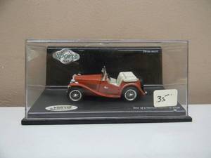 lot 47 image: NICE Vitesse 29100 MGTC Red Open Roof Die-Cast. 143 Scale.