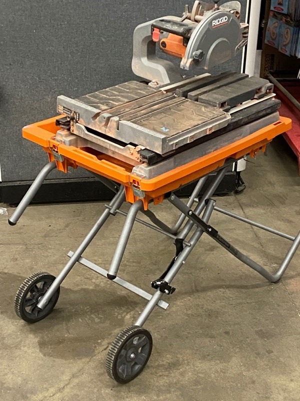 Ridgid tile deals saw stand