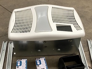 lot 25 image: NuTone Premier QTXN110HFLT Ventilation Fan With Heat & Light