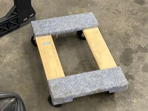 lot 52 image: (1) DeWalt Tool Bag With Floor Dolly & (1) Folding Work Station