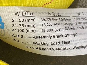 lot 58 image: (2) New 4 x 30ft Ratchet Style Load Straps With Hook Ends, 19800# Rated