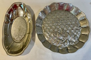 lot 29 image: Variety of Metal Serving Pieces