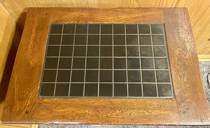 lot 176 image: Accent Table with Partially Tiled Top
