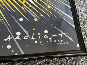 lot 130 image: Arclight Cinema Framed Poster