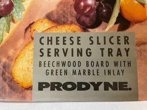 lot 229 image: Prodyne Cheese Slicer Serving Tray