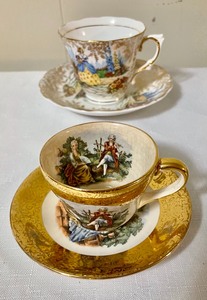 lot 236 image: 8 Teacups with Saucers