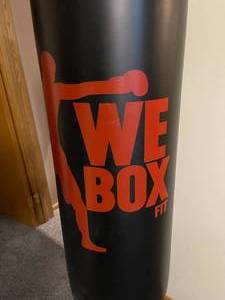lot 257 image: WE Box Fit Inflatable Punching Bag