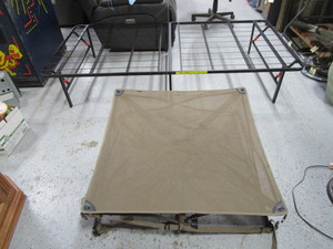 lot 75 image: Cot Frame & Riser