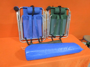 lot 99 image: Tent & Backpack Camping Chairs