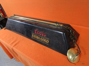 lot 3-A image: Coors Extra Gold Pool Table Light