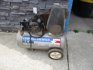 lot 34 image: Campbell Hausfeld Air Compressor 5HP
