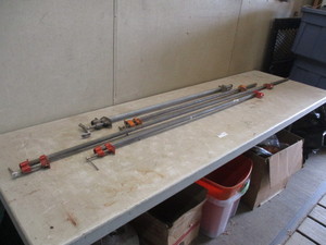 lot 88 image: Long Bar Clamps