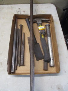 lot 111 image: Large Punches and Chisels