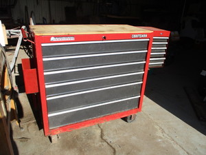 lot 116 image: Craftsman Toolbox and Tools