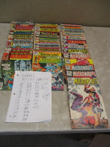 lot 133 image: Marvel Micronauts Comics