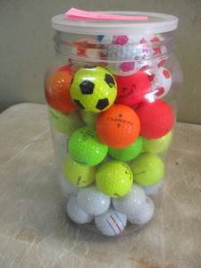 lot 155 image: 48 Colored Golf Balls