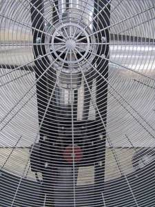 lot 9 image: Open Motor Belt Drive Drum Fan  60in., 45 HP, 25,500 CFM