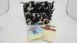 lot 63 image: Black & White Cloth PurseCooler With Handles-The Original Tuck-Away Belt-Hanes Plus Silky Sheer Silk Reflections Panty Hose