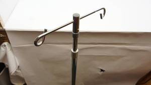 lot 97 image: IV Holder Stand On Four Wheels