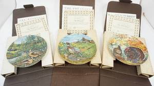 lot 106 image: Three Collectors Plates By Wayne Anderson