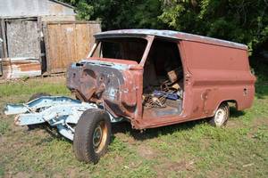 lot 10 image: 1966 Chevrolet Panel Truck Project or for Parts
