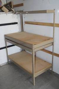 lot 53 image: Work Bench with Shelves