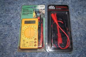 lot 50 image: NEW Digital Multimeter and MAC Tools Test Leads
