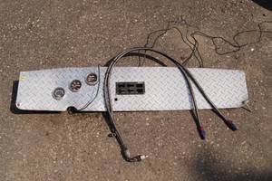 lot 156 image: Custom Dash Panel with Auto Meter Gauges