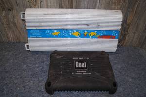 lot 207 image: 2 Car Audio Amplifiers - Dual, Rockwood